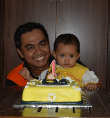 Syifa 1st Birthday with Ayah